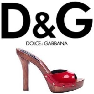 ‼️DOLCE GABBANA 💥PUMPS sandals‼️HOT RED‼️❤️❤️EUC, USED ONCE. VERY SEXY‼️